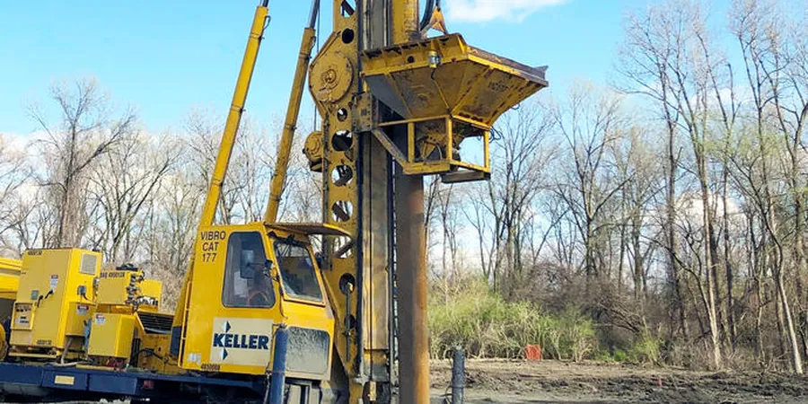 Vibrocompaction Design in Milton: Density Control from the Start